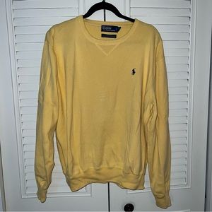 Polo by Ralph Lauren Yellow Pullover Sweater Size Large